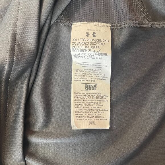 Under Armour Fish Hunter Loose Fit 1/4-Zip Pullover Gray Size XXL - Picture 3 of 8